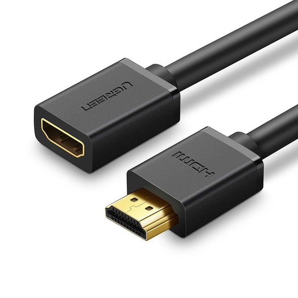 UGreen HDMI Male To Female 2M Cable -Black | HD107 | 10142